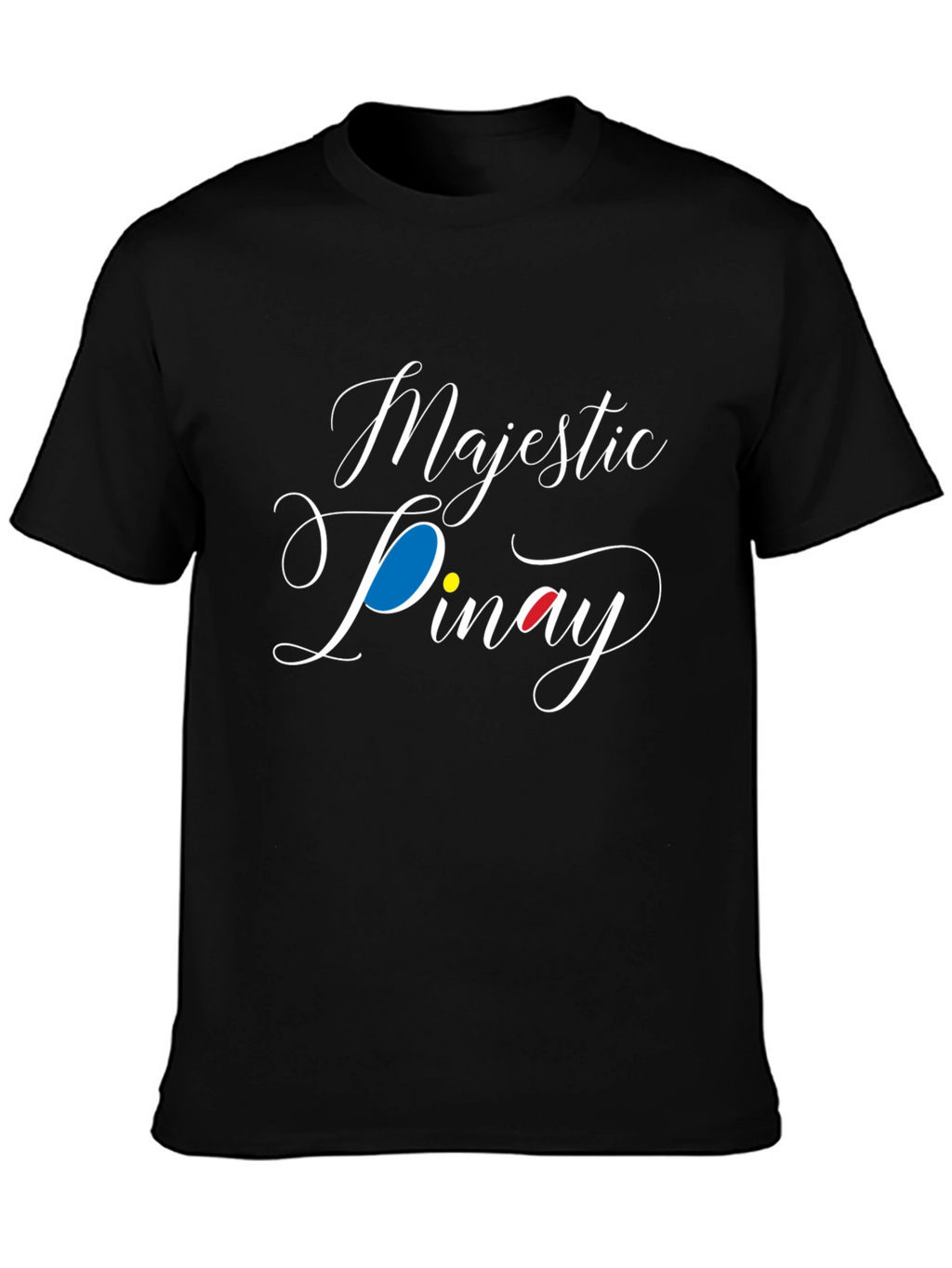 Majestic Pinay Black T-Shirt