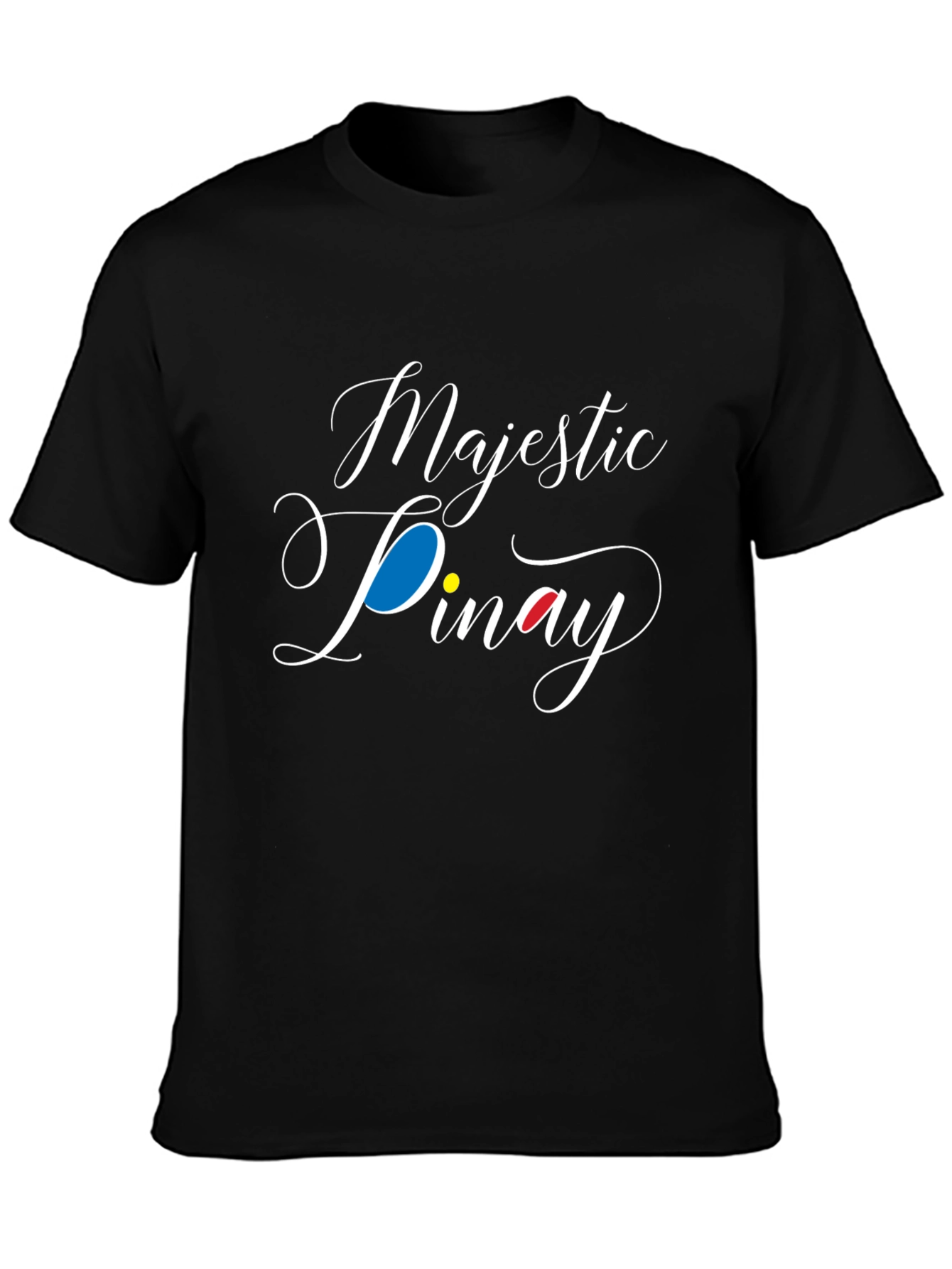 Majestic Pinay Black T-Shirt