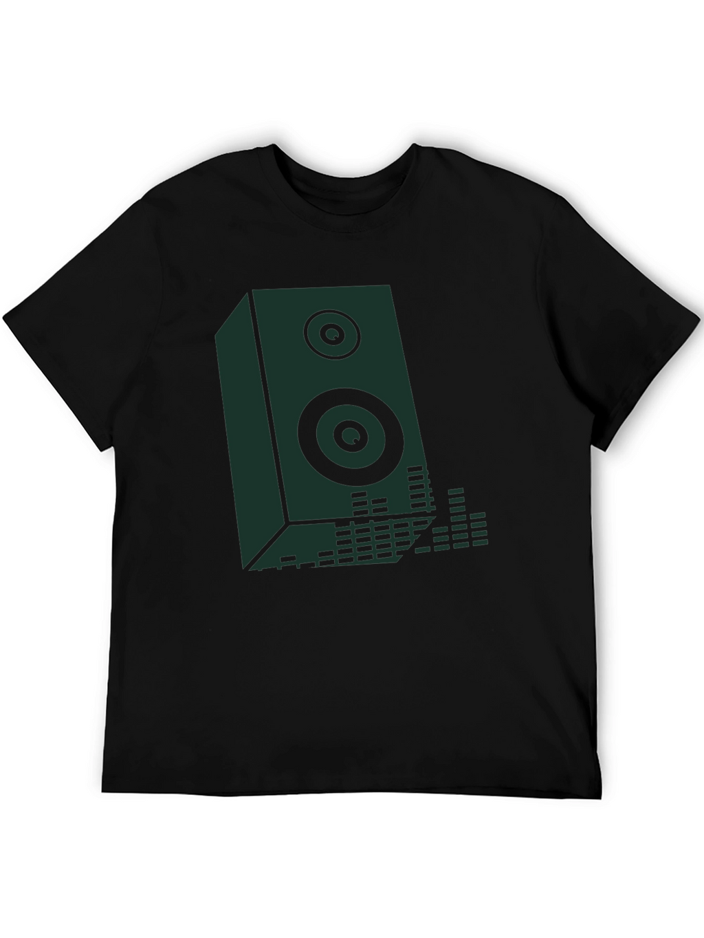 Speaker Graphic Black T-Shirt