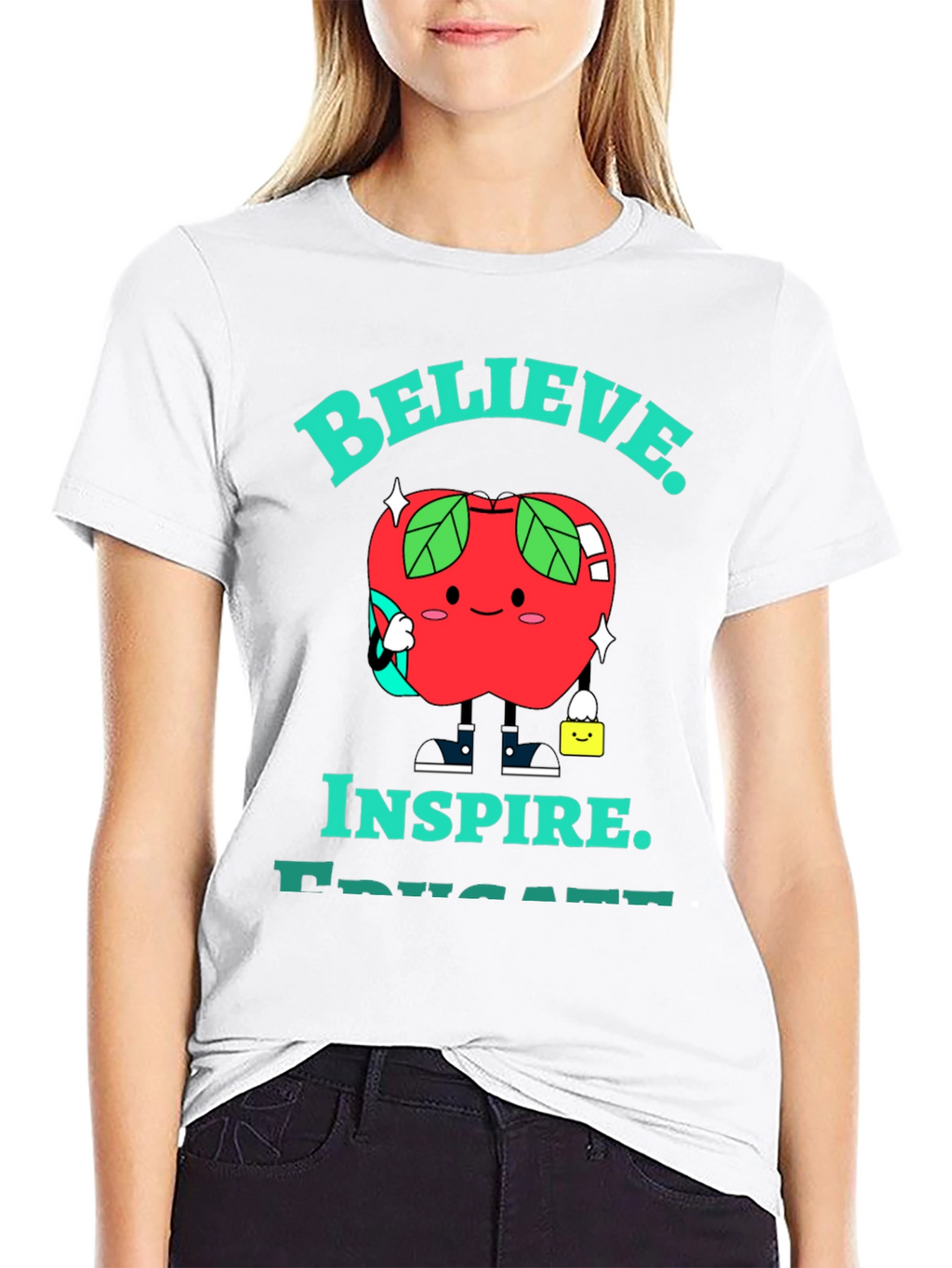 Believe Inspire Apple T-Shirt