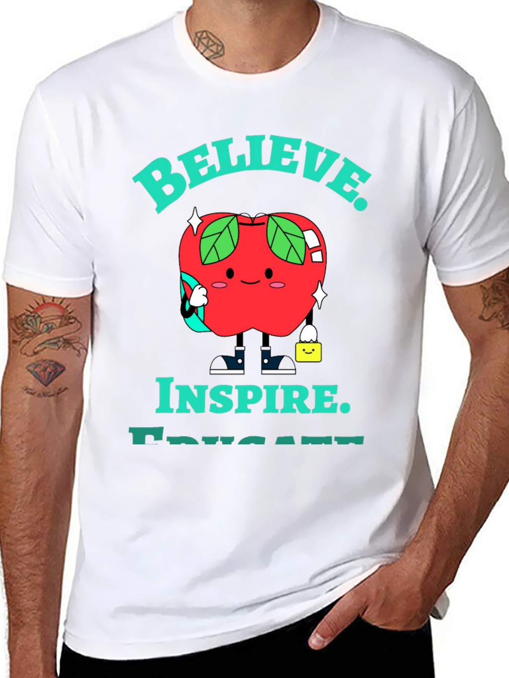 Believe Inspire Apple T-Shirt