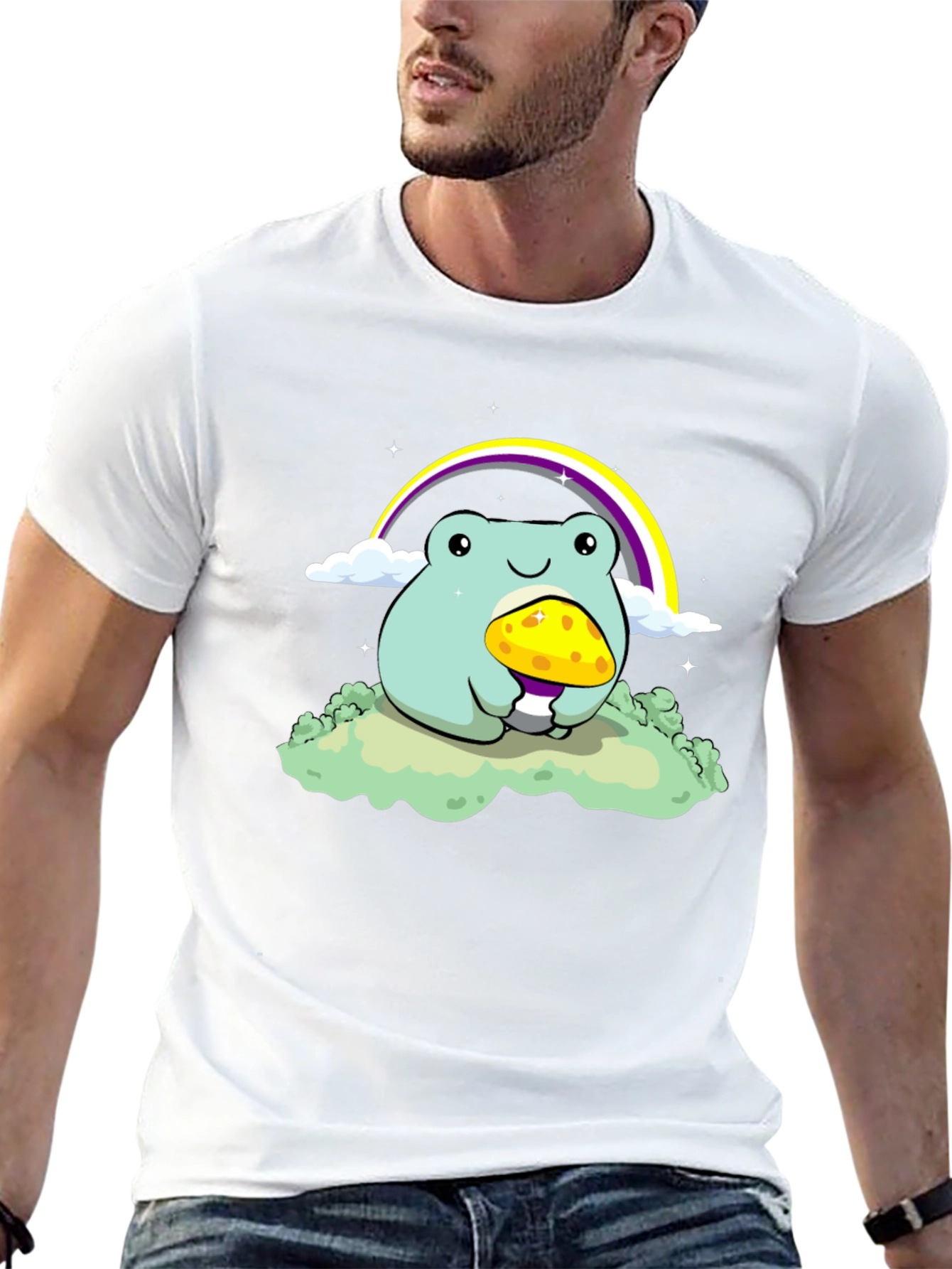 Cute Frog Rainbow T-Shirt