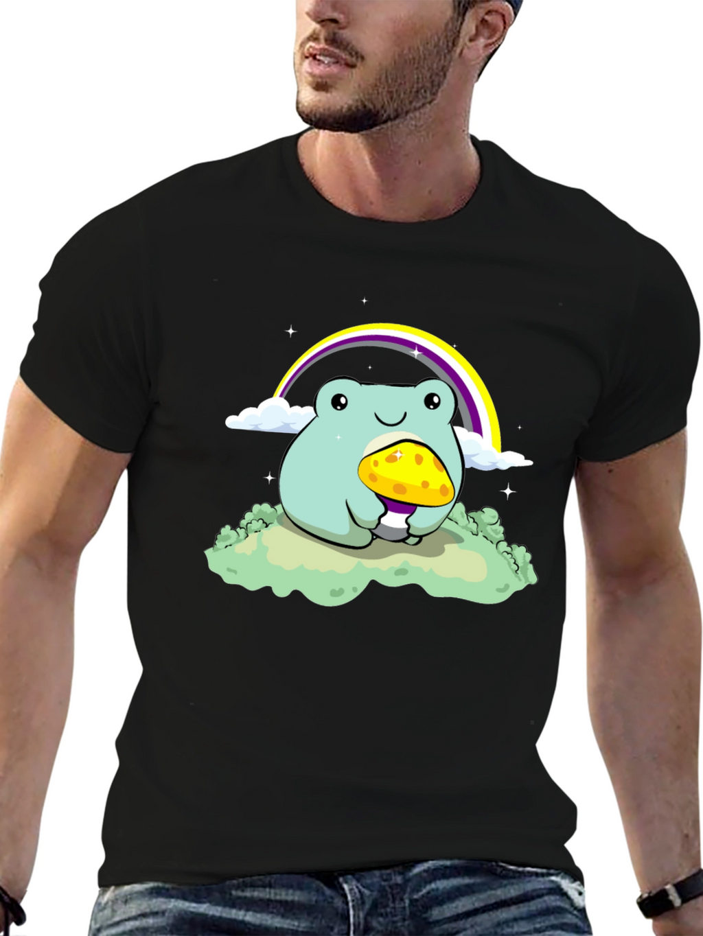 Cute Frog Rainbow T-Shirt