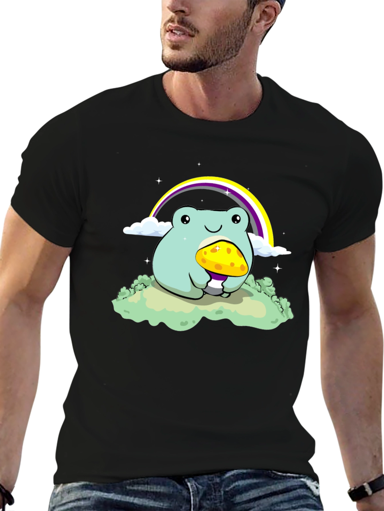 Cute Frog Rainbow T-Shirt