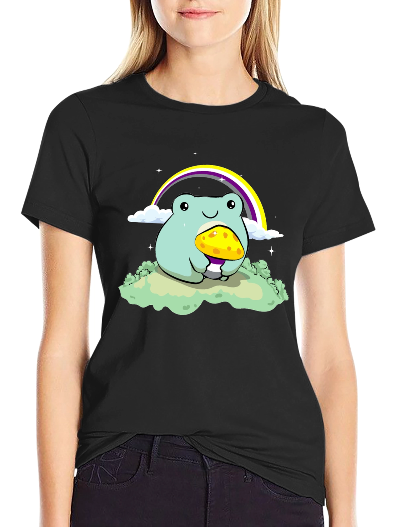 Cute Frog Rainbow T-Shirt