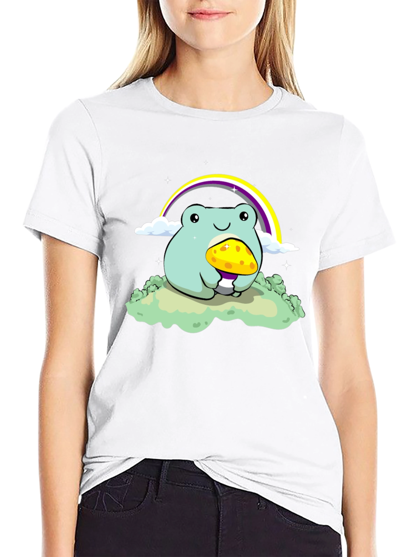 Cute Frog Rainbow T-Shirt
