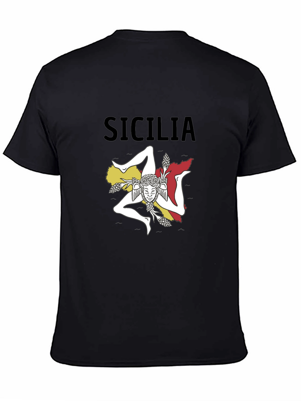 Sicilia T-Shirt: Sicilian Trinacria Design