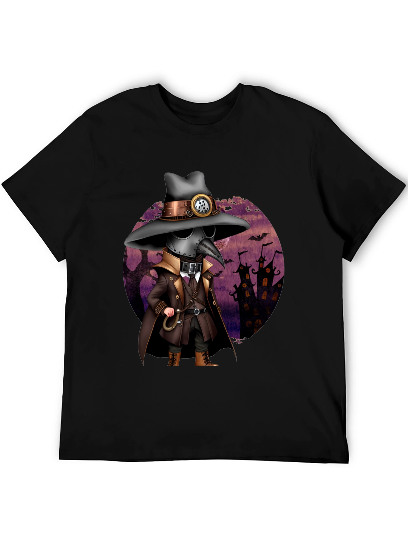 Steampunk Plague Doctor Halloween T-Shirt