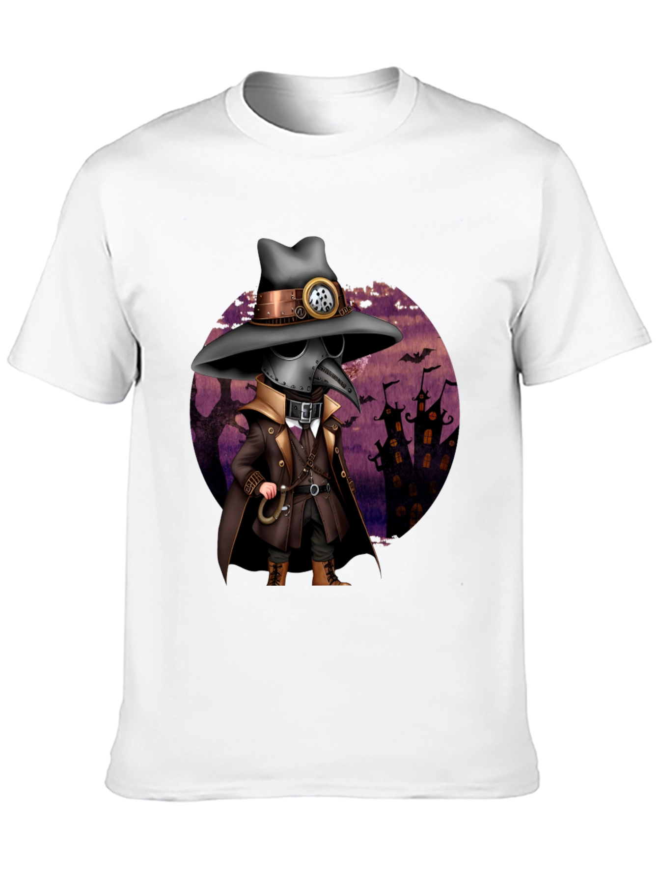 Steampunk Plague Doctor Halloween T-Shirt