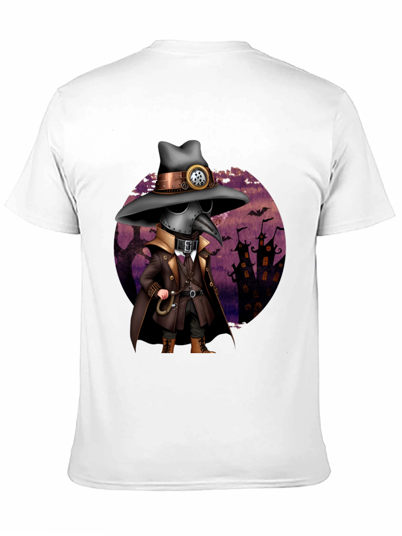 Steampunk Plague Doctor Halloween T-Shirt