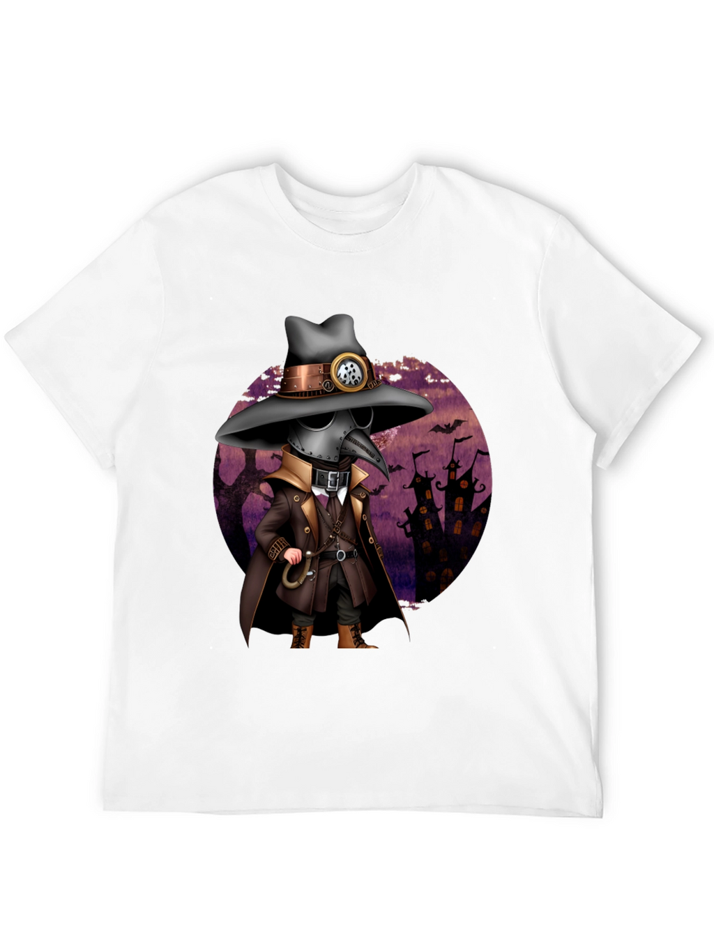 Steampunk Plague Doctor Halloween T-Shirt