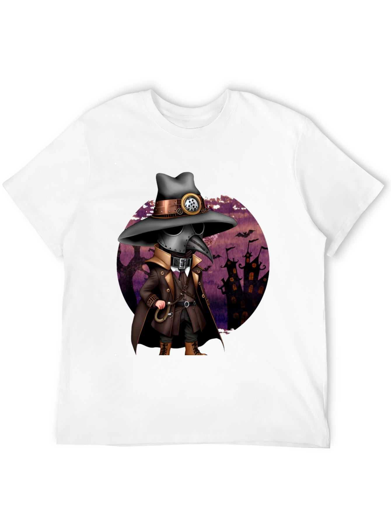 Steampunk Plague Doctor Halloween T-Shirt