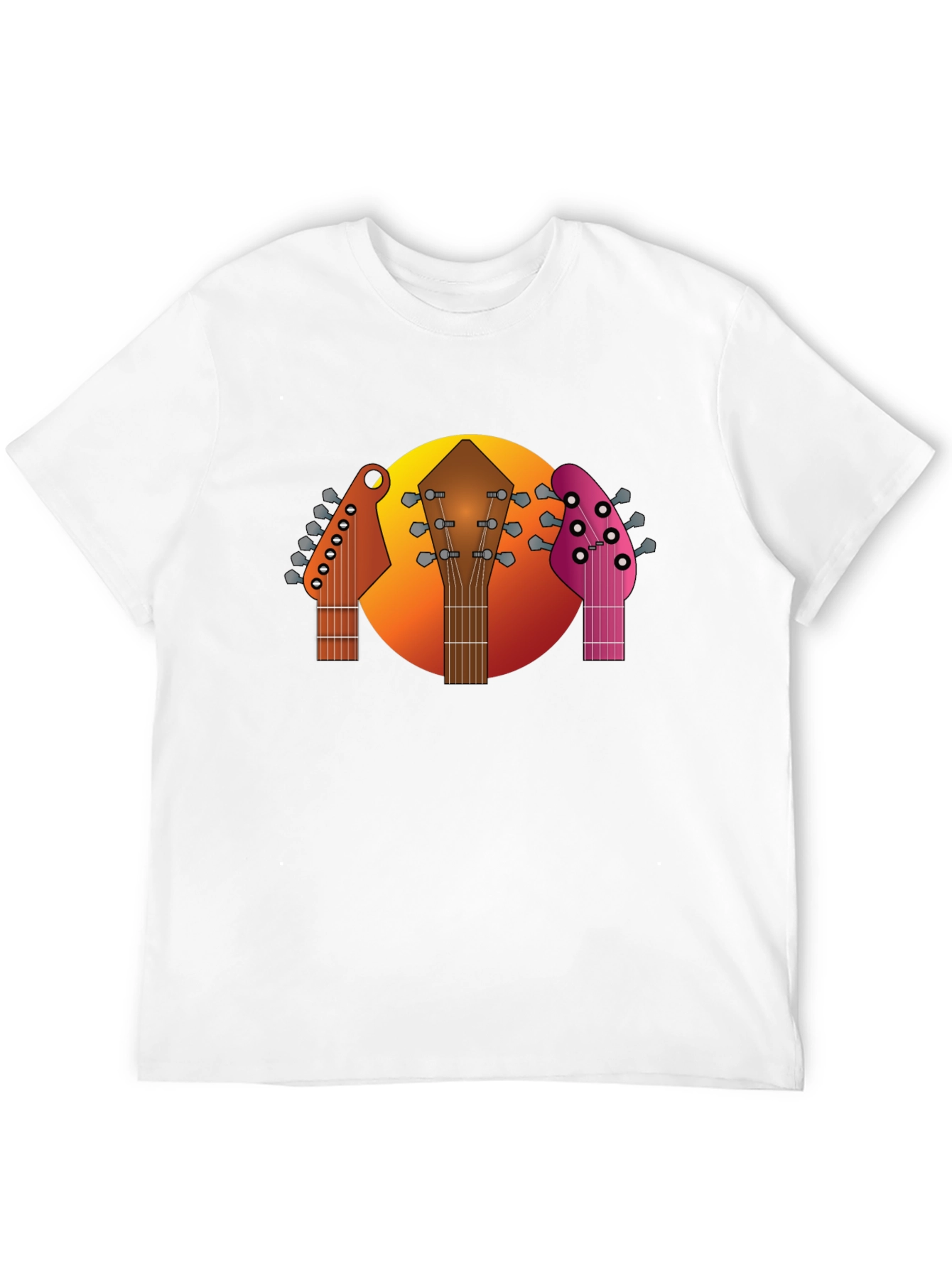 Guitar Headstocks Graphic T-Shirt