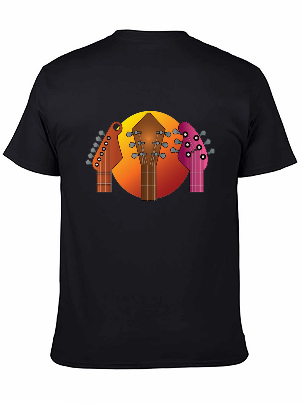 Guitar Headstocks Graphic T-Shirt
