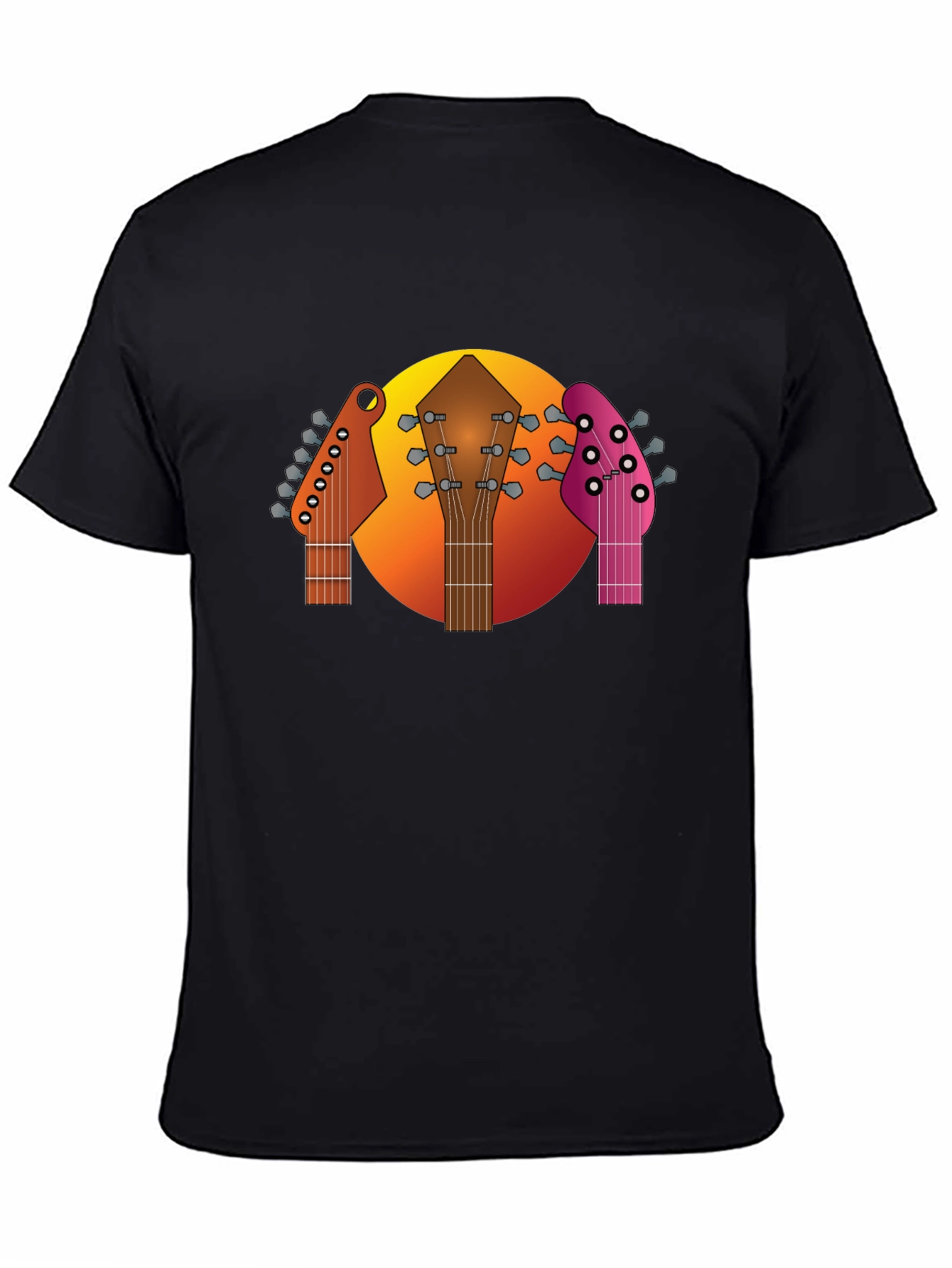 Guitar Headstocks Graphic T-Shirt