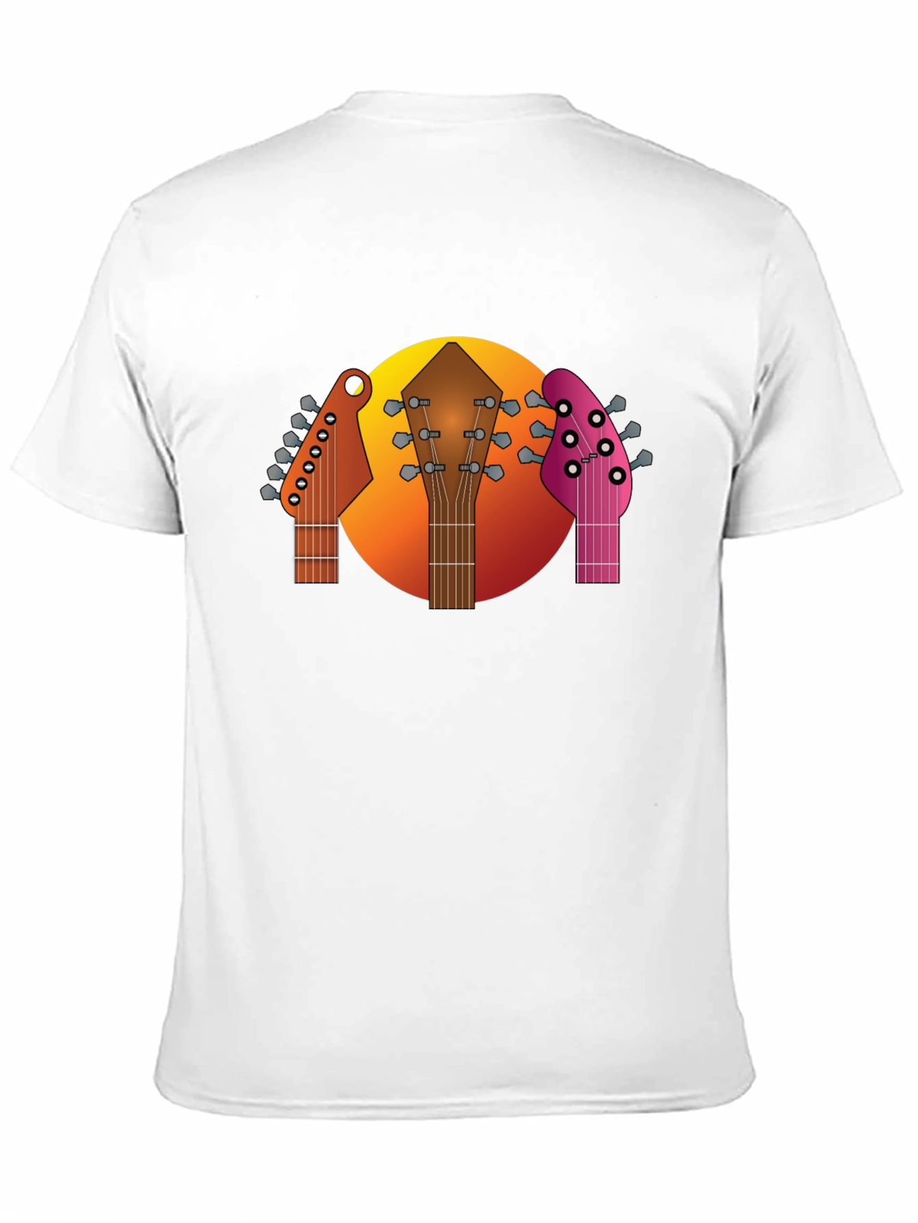 Guitar Headstocks Graphic T-Shirt