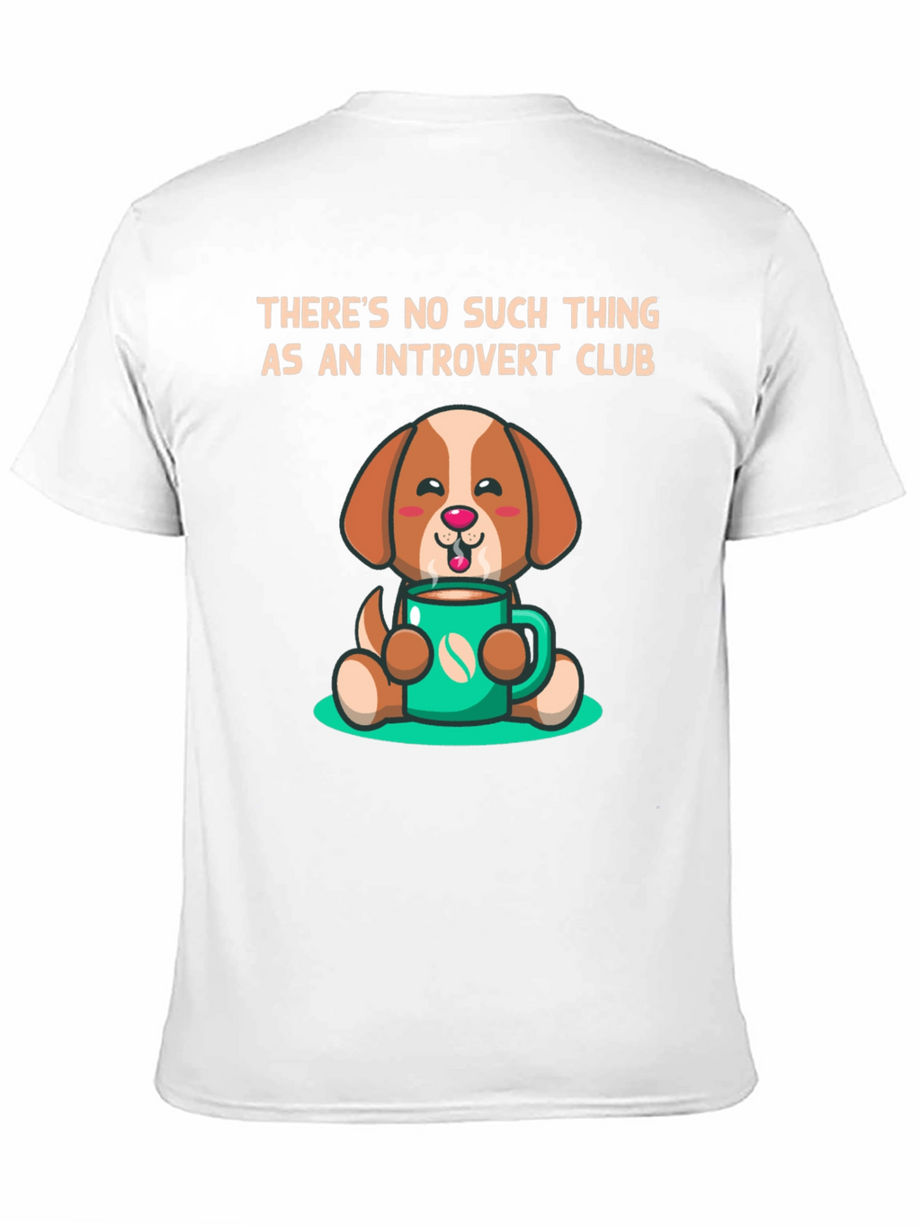 Introvert Club Dog Graphic Tee - Cute and Comfy!