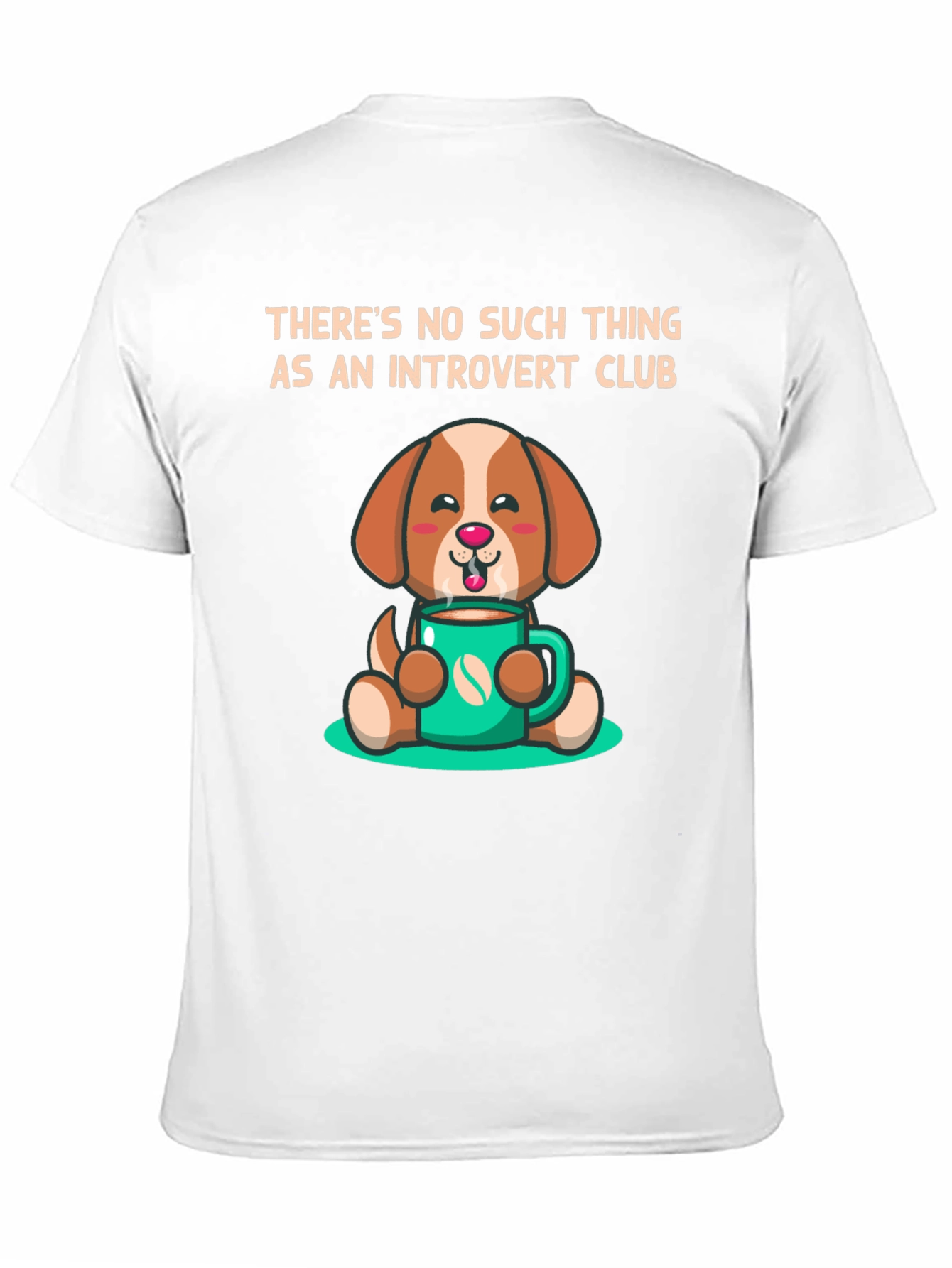 Introvert Club Dog Graphic Tee - Cute and Comfy!