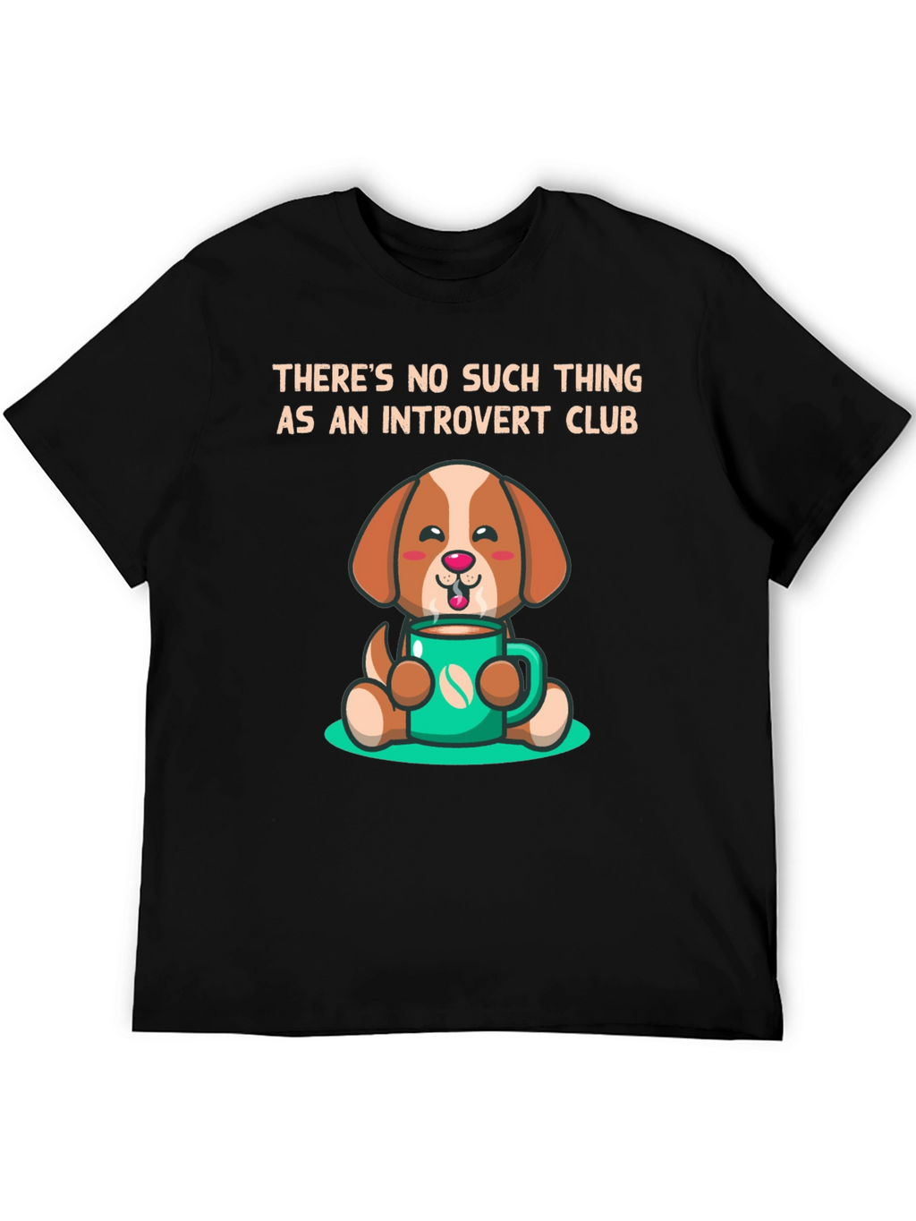 Introvert Club Dog Graphic Tee - Cute and Comfy!