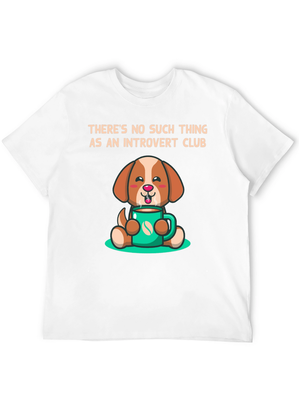 Introvert Club Dog Graphic Tee - Cute and Comfy!