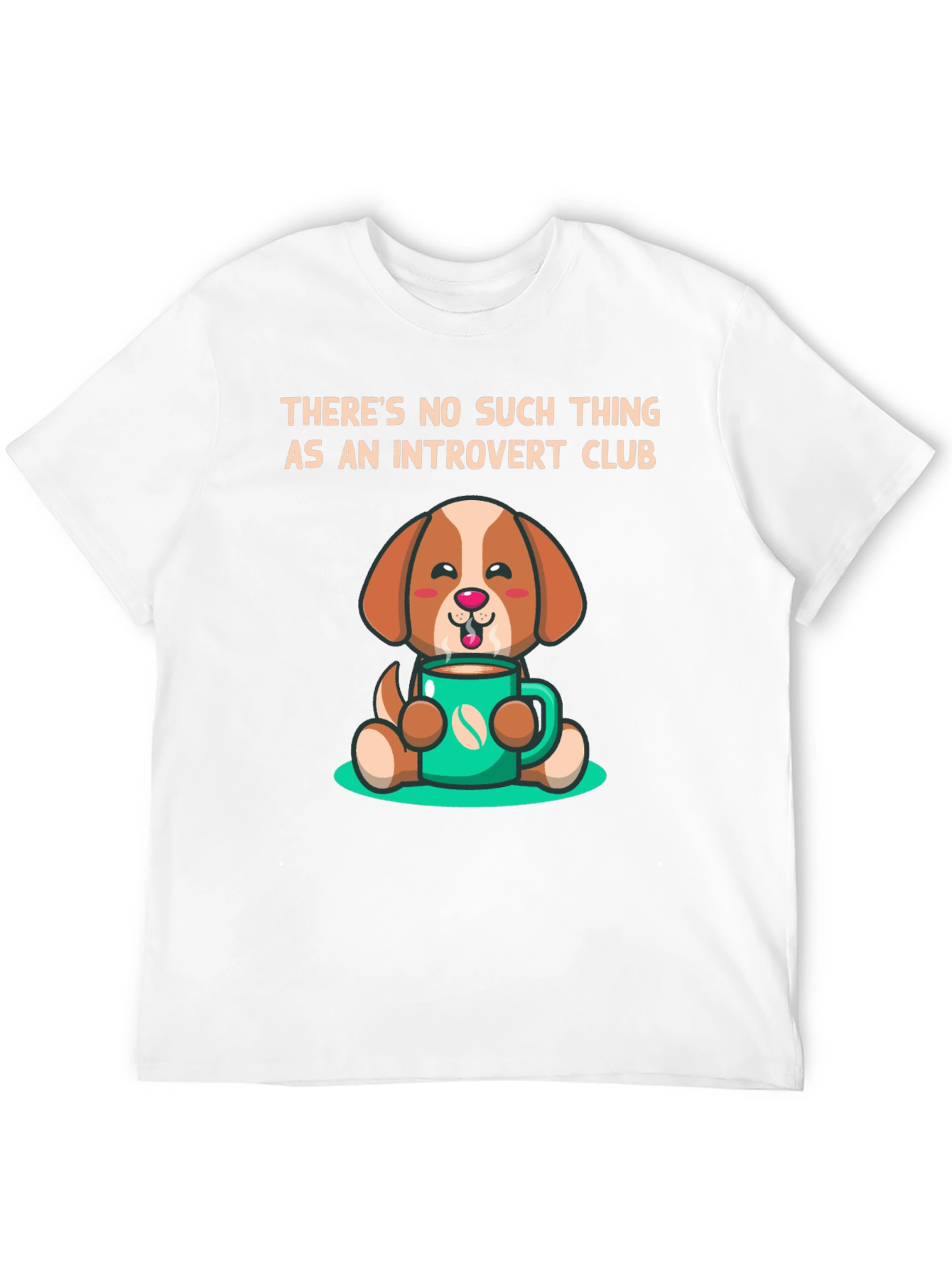 Introvert Club Dog Graphic Tee - Cute and Comfy!