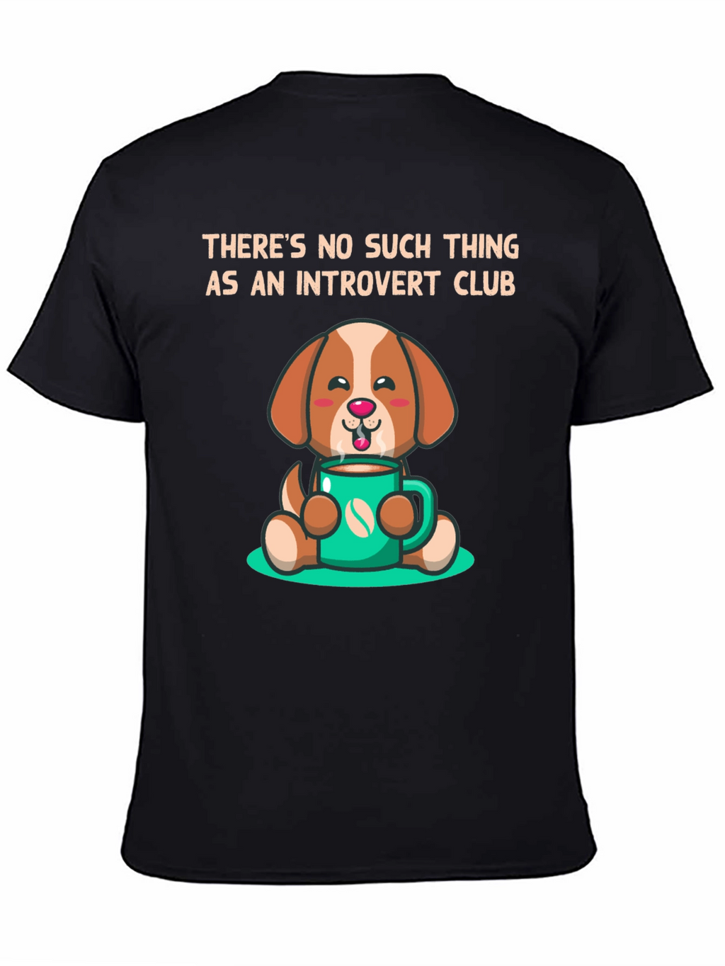 Introvert Club Dog Graphic Tee - Cute and Comfy!