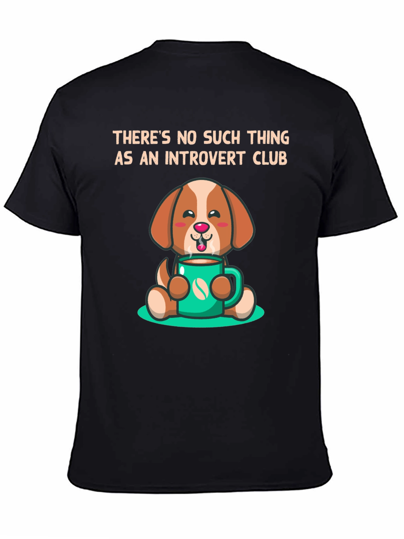 Introvert Club Dog Graphic Tee - Cute and Comfy!