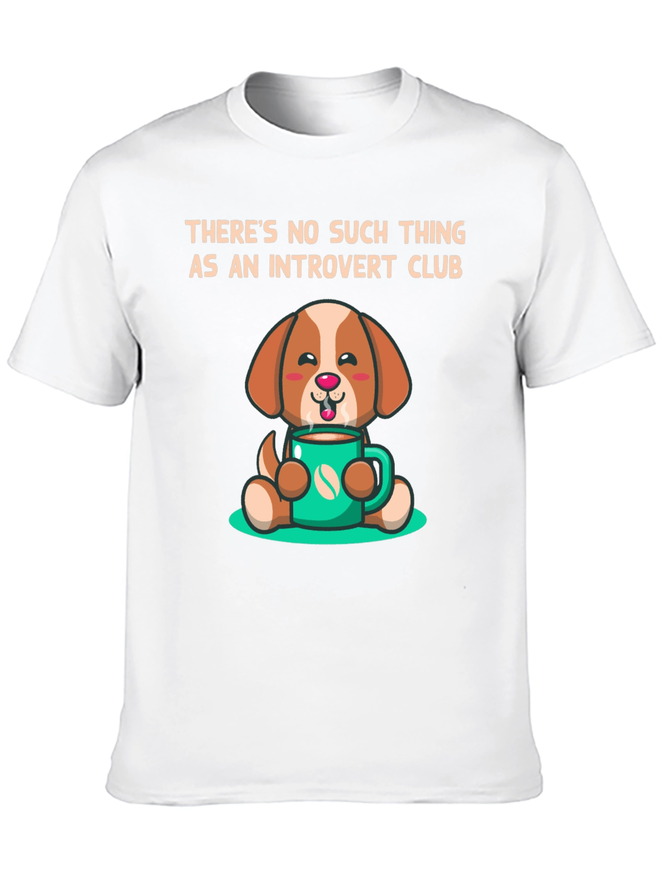 Introvert Club Dog Graphic Tee - Cute and Comfy!