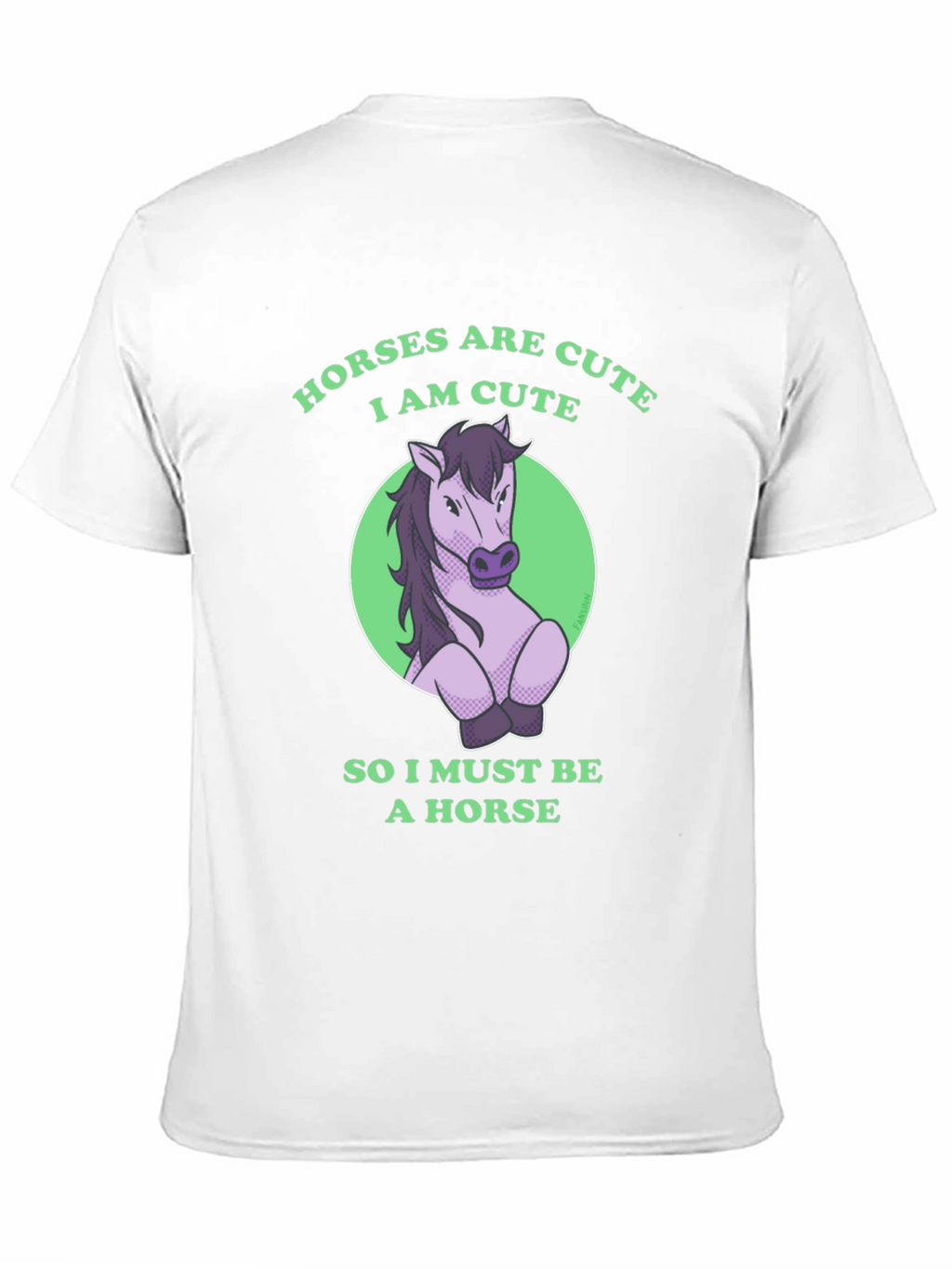 Horses are Cute Funny Graphic T-Shirt