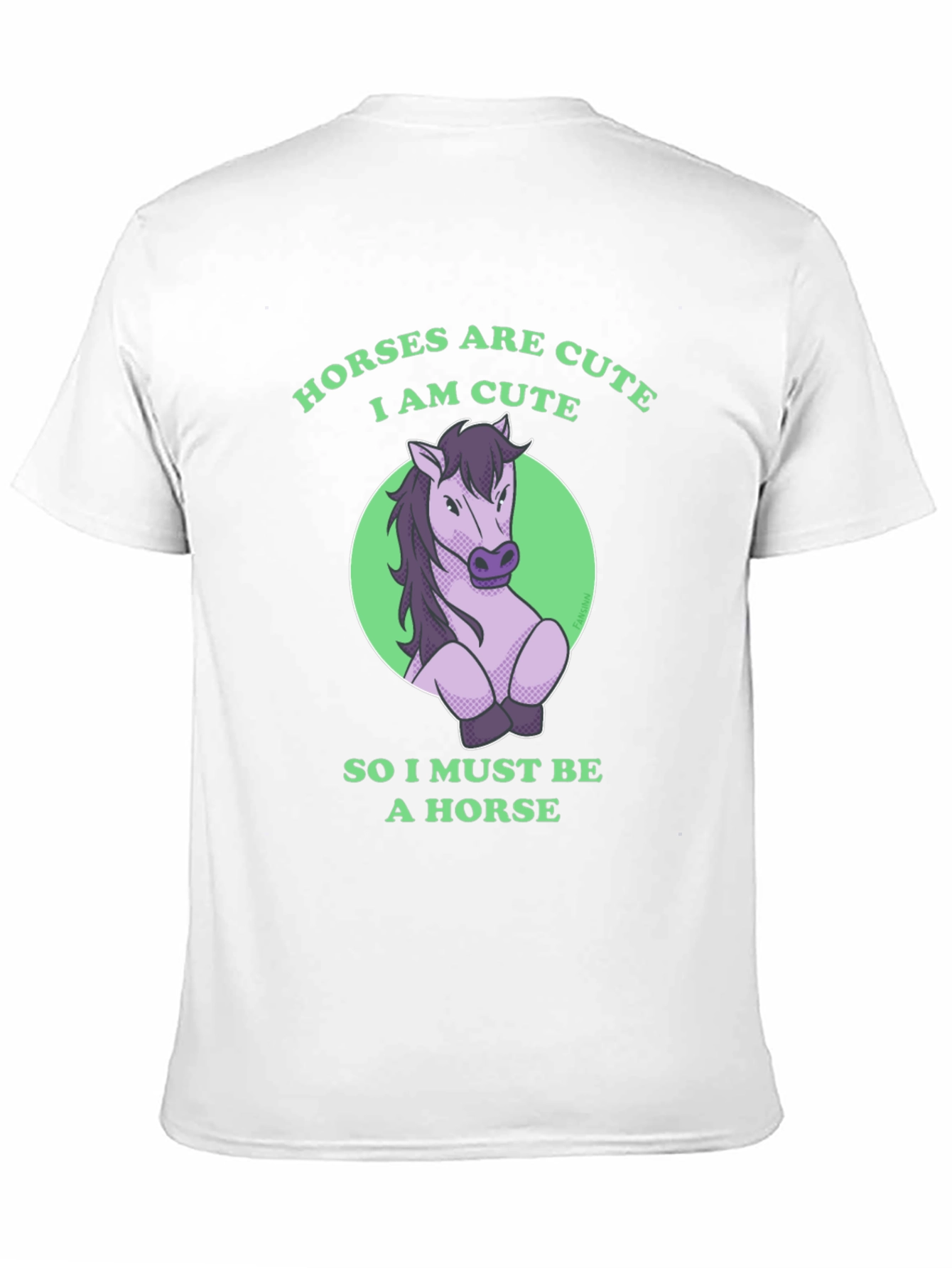 Horses are Cute Funny Graphic T-Shirt