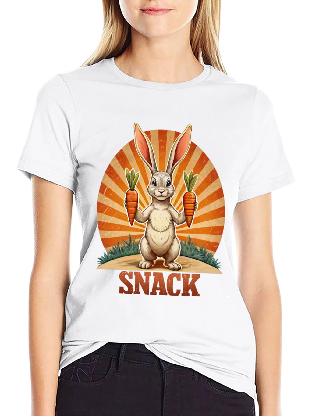 Rabbit Snack Graphic T-Shirt