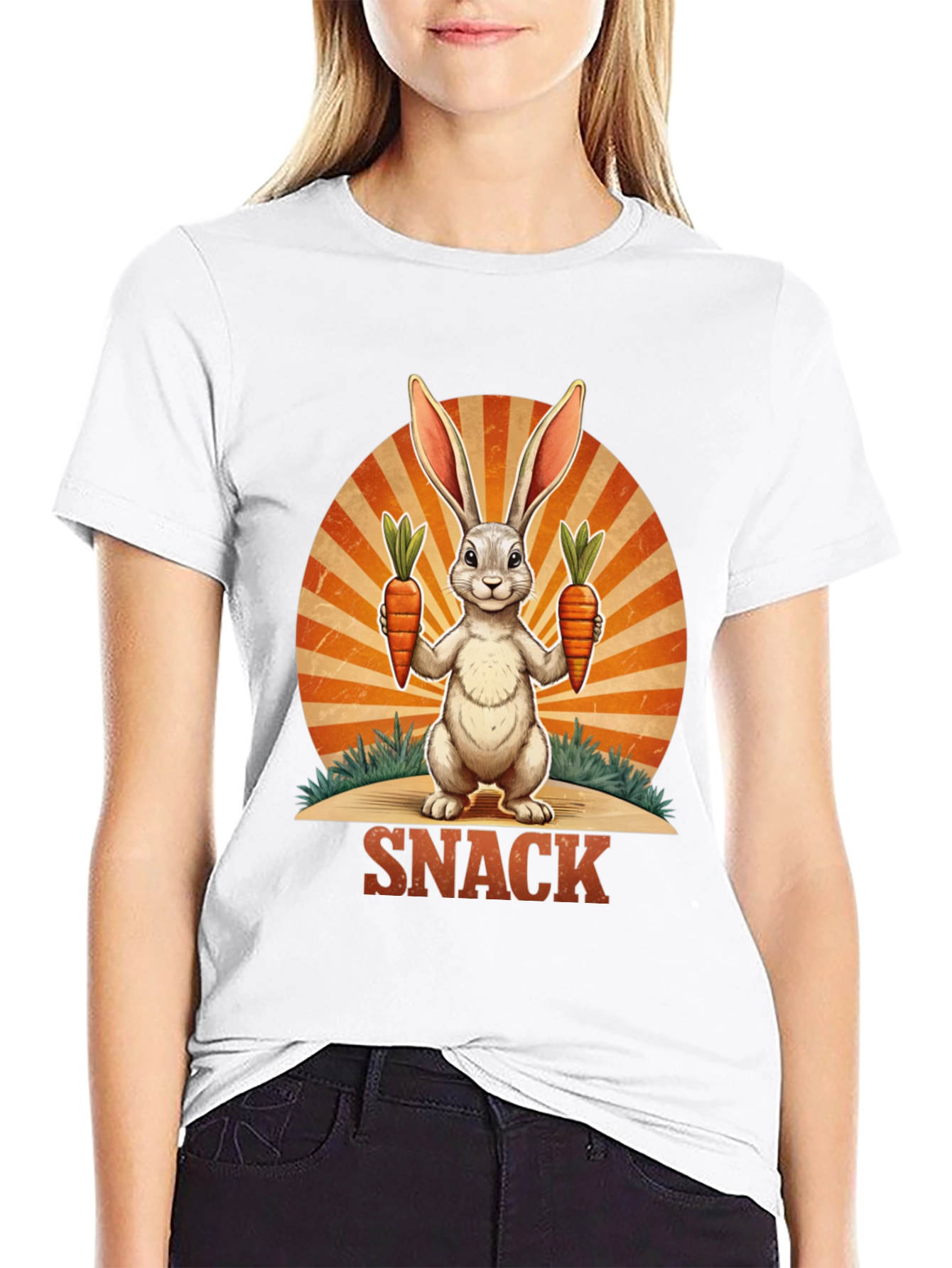 Rabbit Snack Graphic T-Shirt