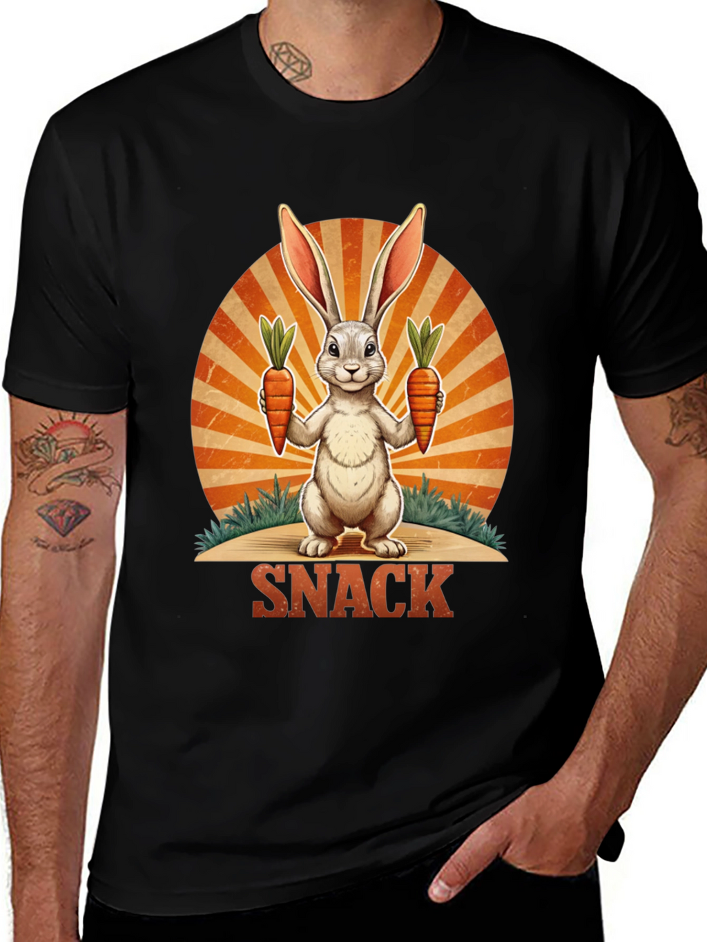 Rabbit Snack Graphic T-Shirt