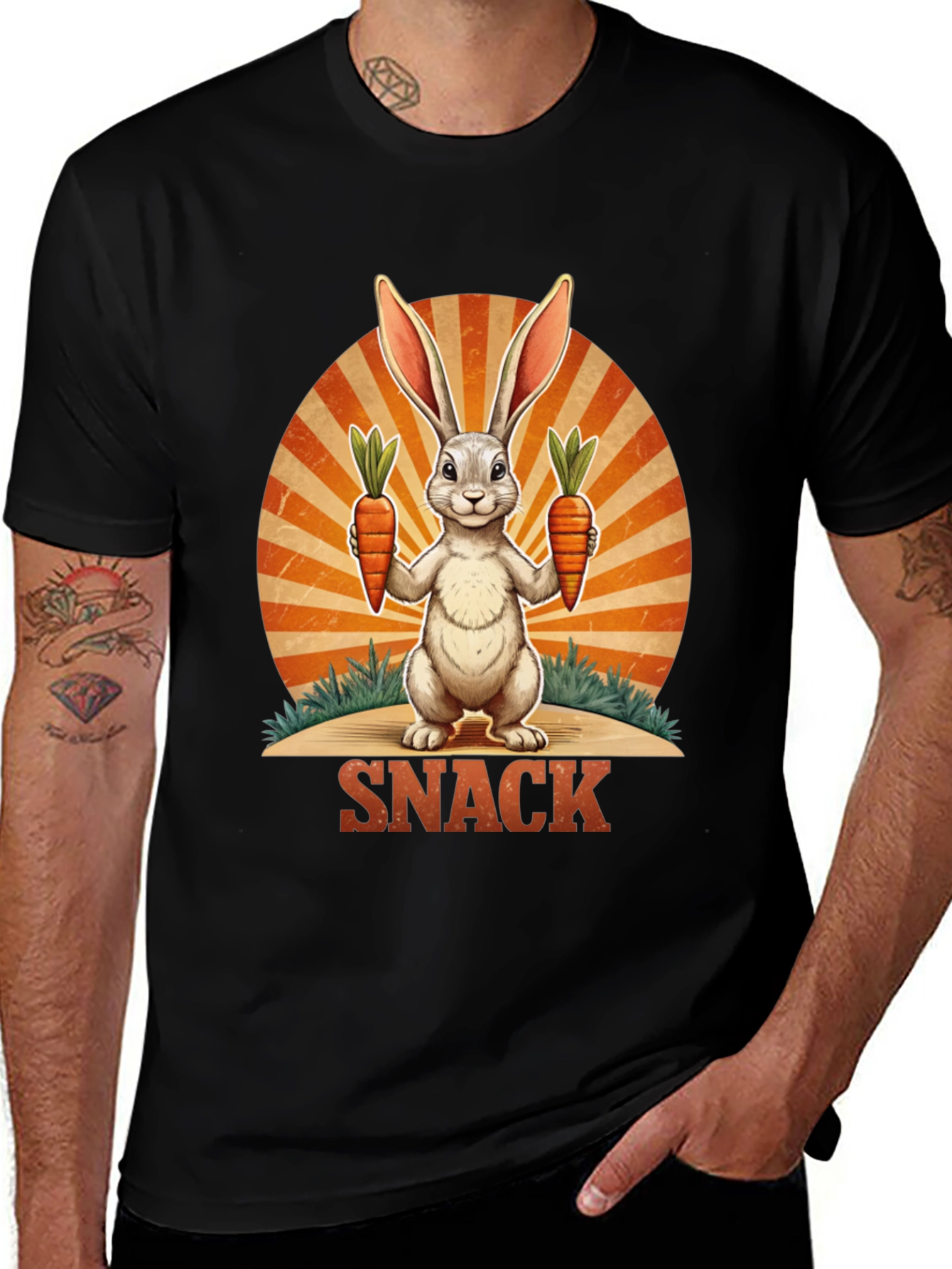 Rabbit Snack Graphic T-Shirt