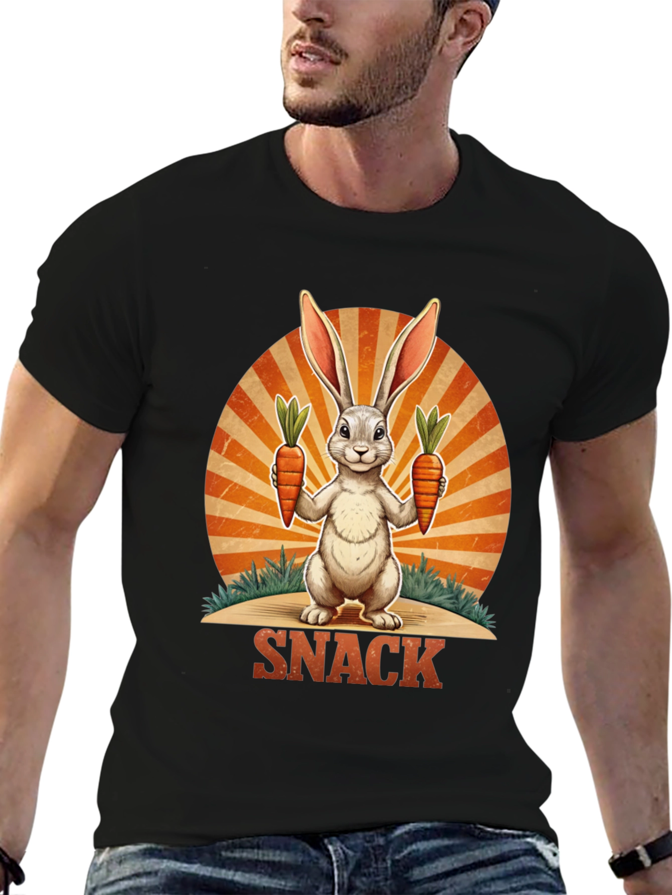 Rabbit Snack Graphic T-Shirt