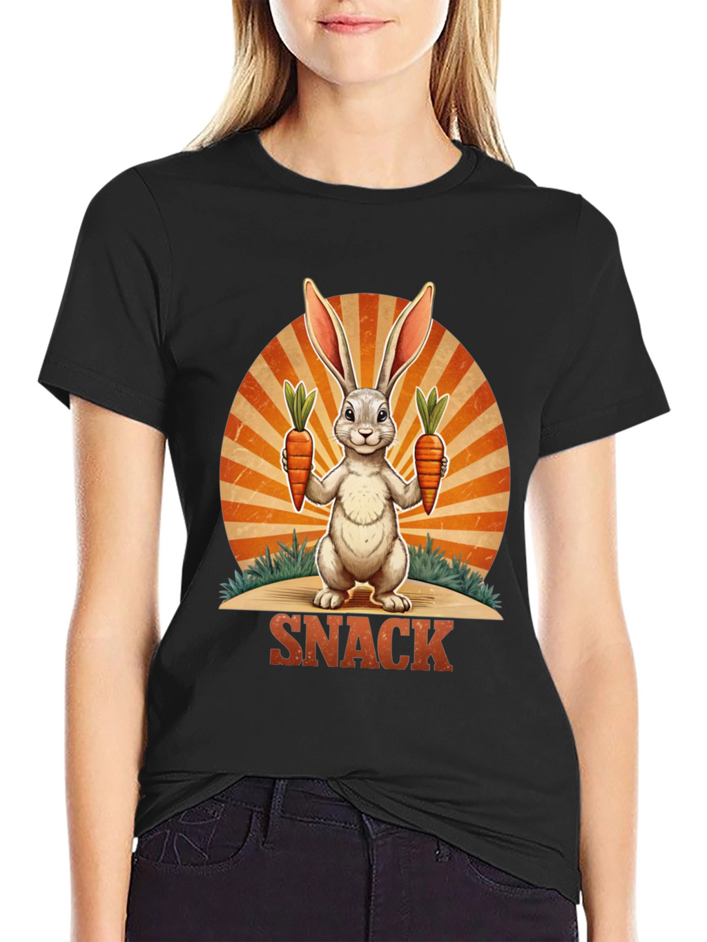 Rabbit Snack Graphic T-Shirt