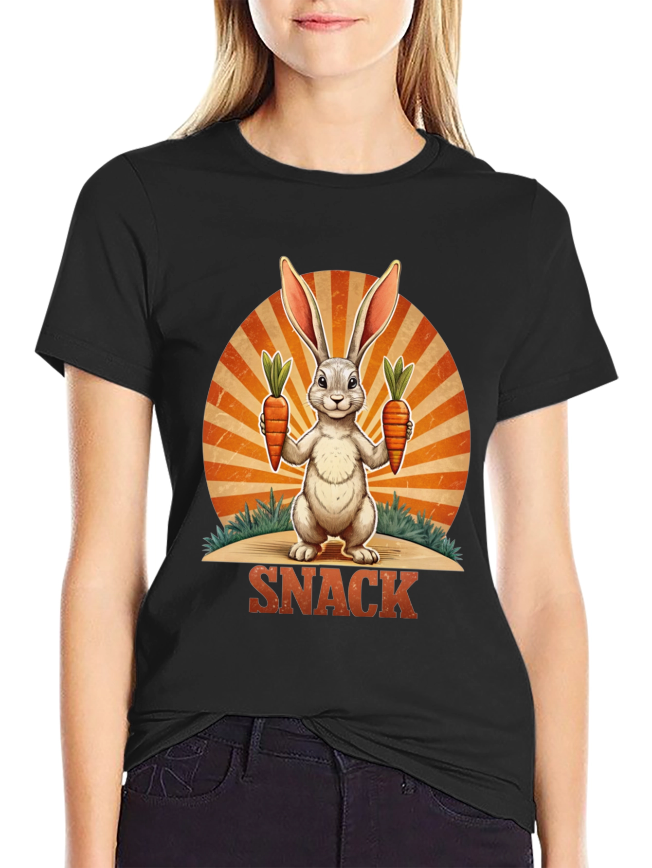 Rabbit Snack Graphic T-Shirt