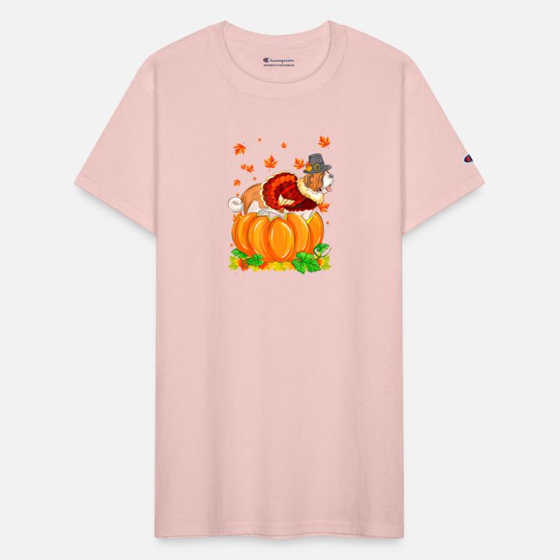 Saint Bernard Dog Thanksgiving Turkey Pumpkin