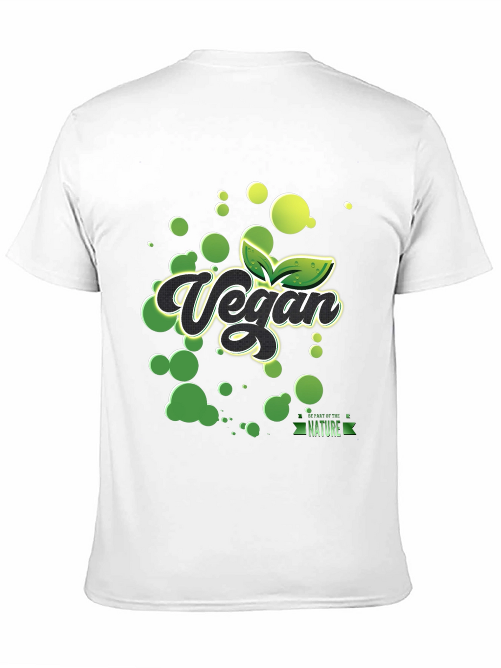 Vegan Nature T-Shirt - Black