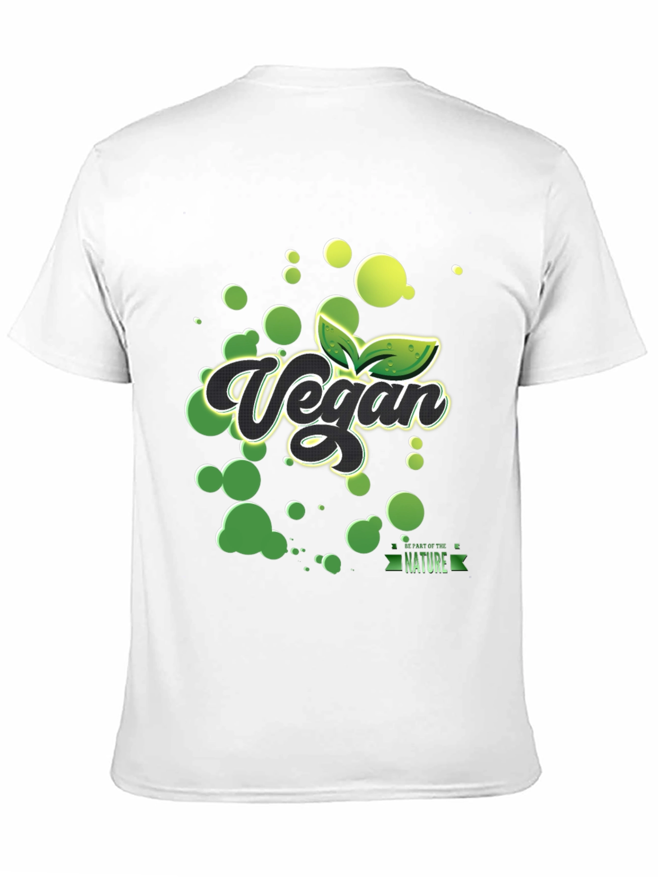 Vegan Nature T-Shirt - Black