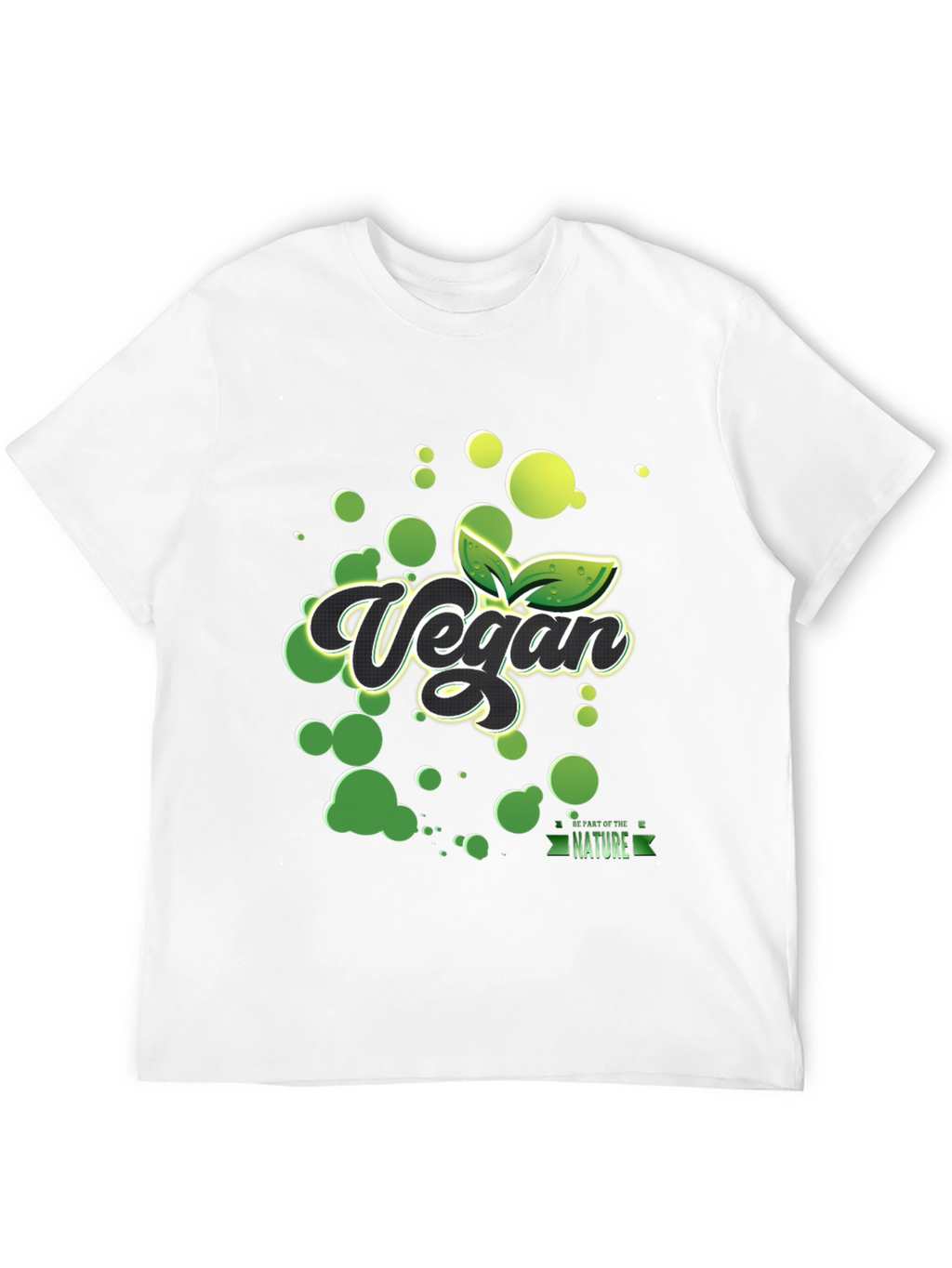 Vegan Nature T-Shirt - Black