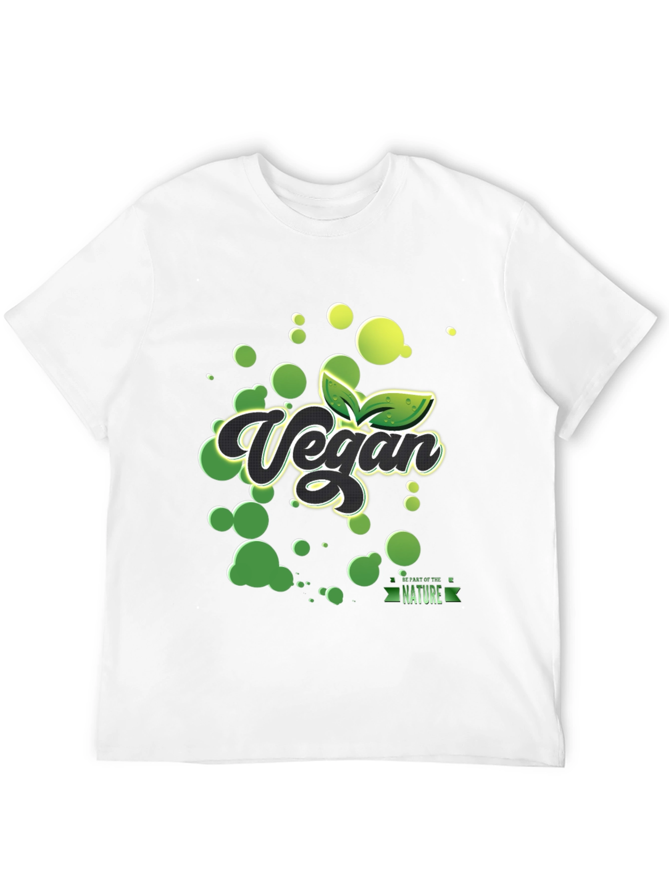 Vegan Nature T-Shirt - Black