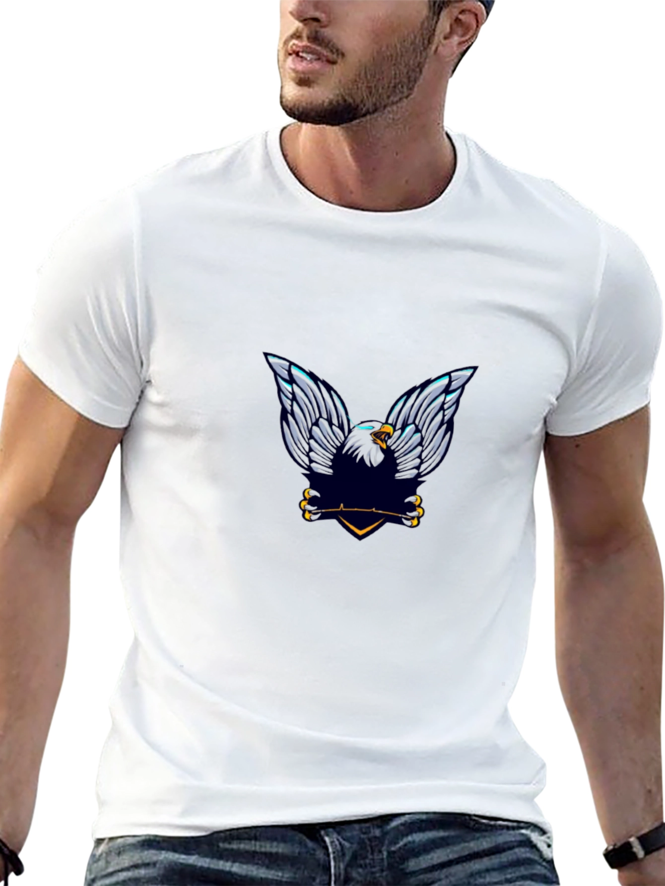 Eagle Emblem Black T-Shirt