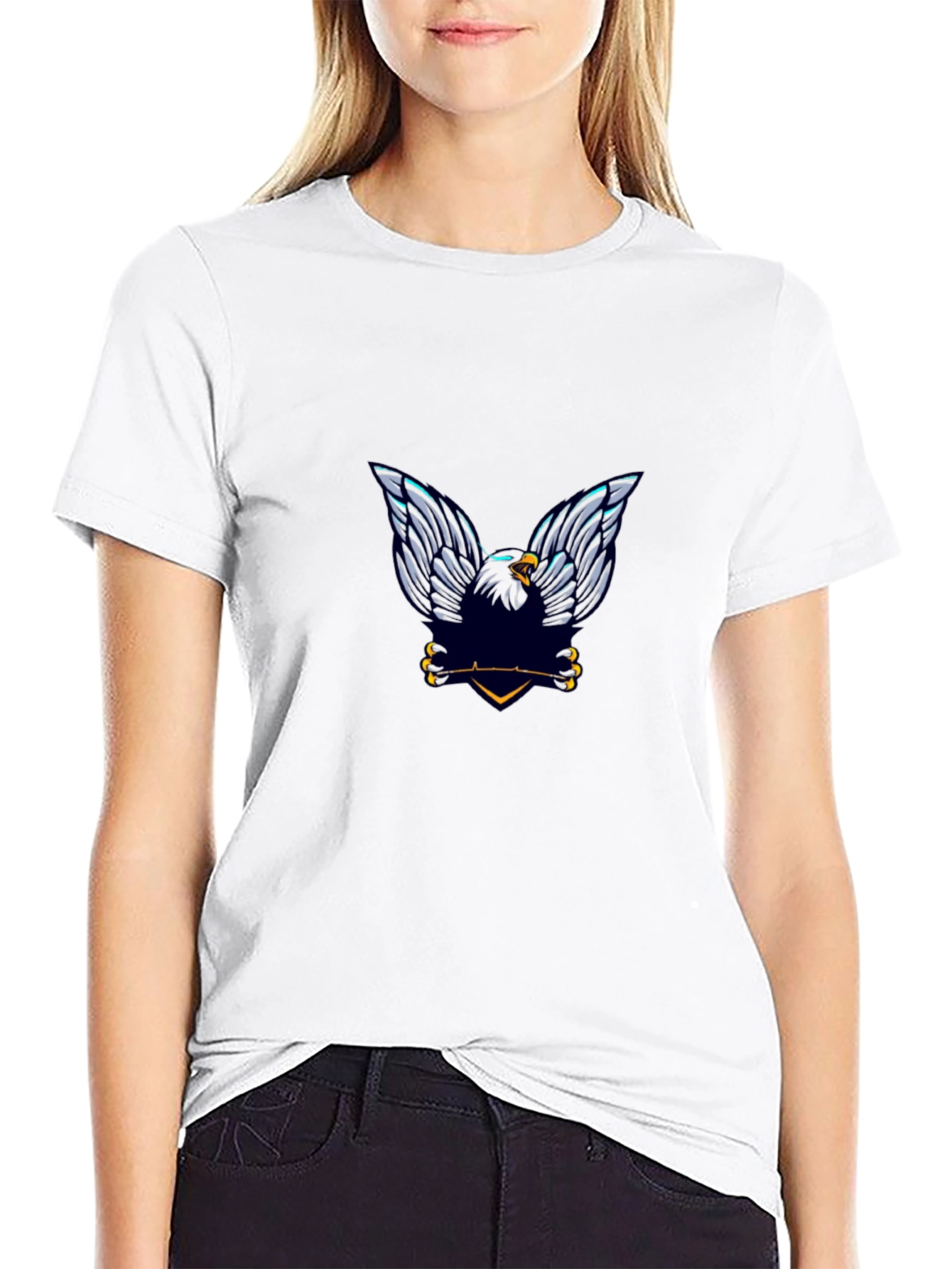 Eagle Emblem Black T-Shirt