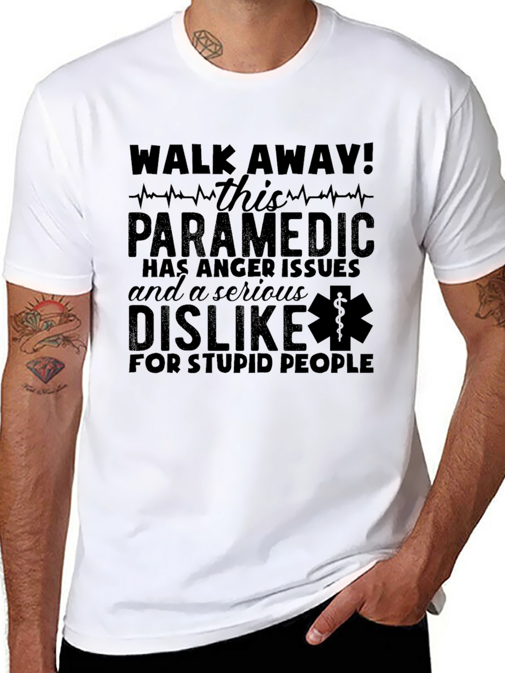 Paramedic Anger Issues Graphic T-Shirt