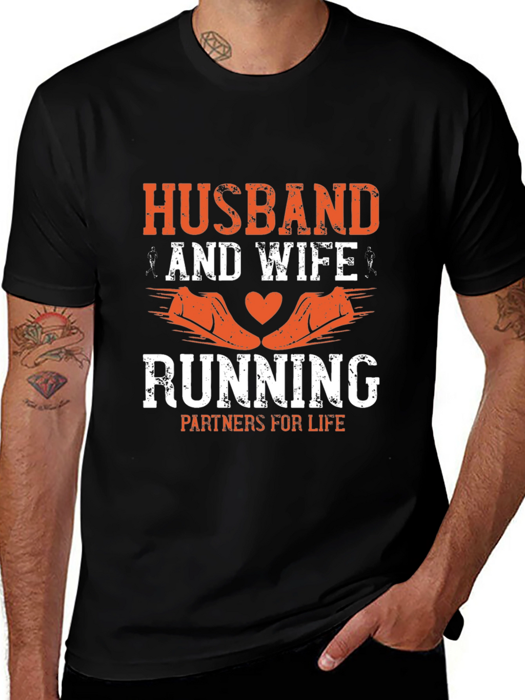 Husband & Wife Running Partners T-Shirt