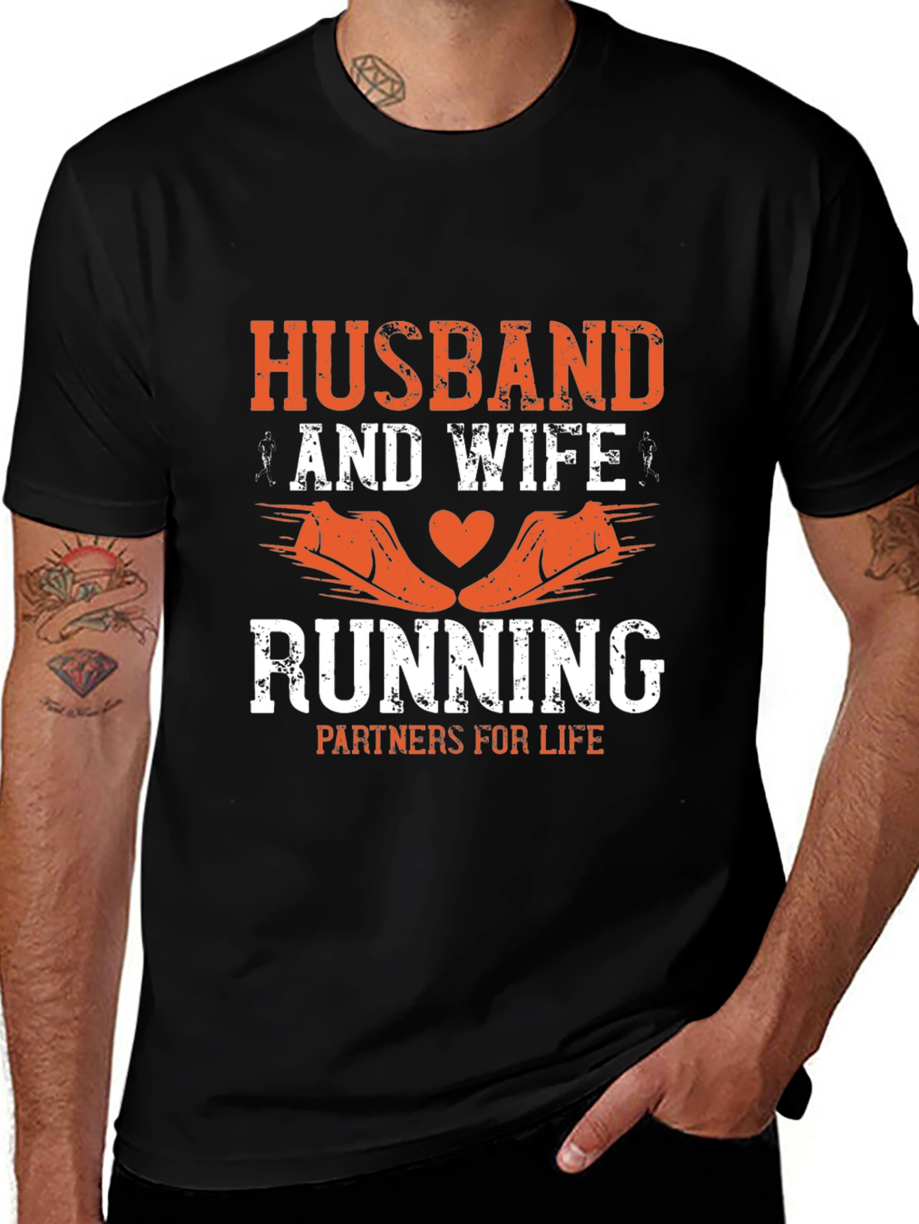 Husband & Wife Running Partners T-Shirt