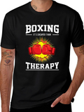 Boxing Cheaper Than Therapy T-Shirt
