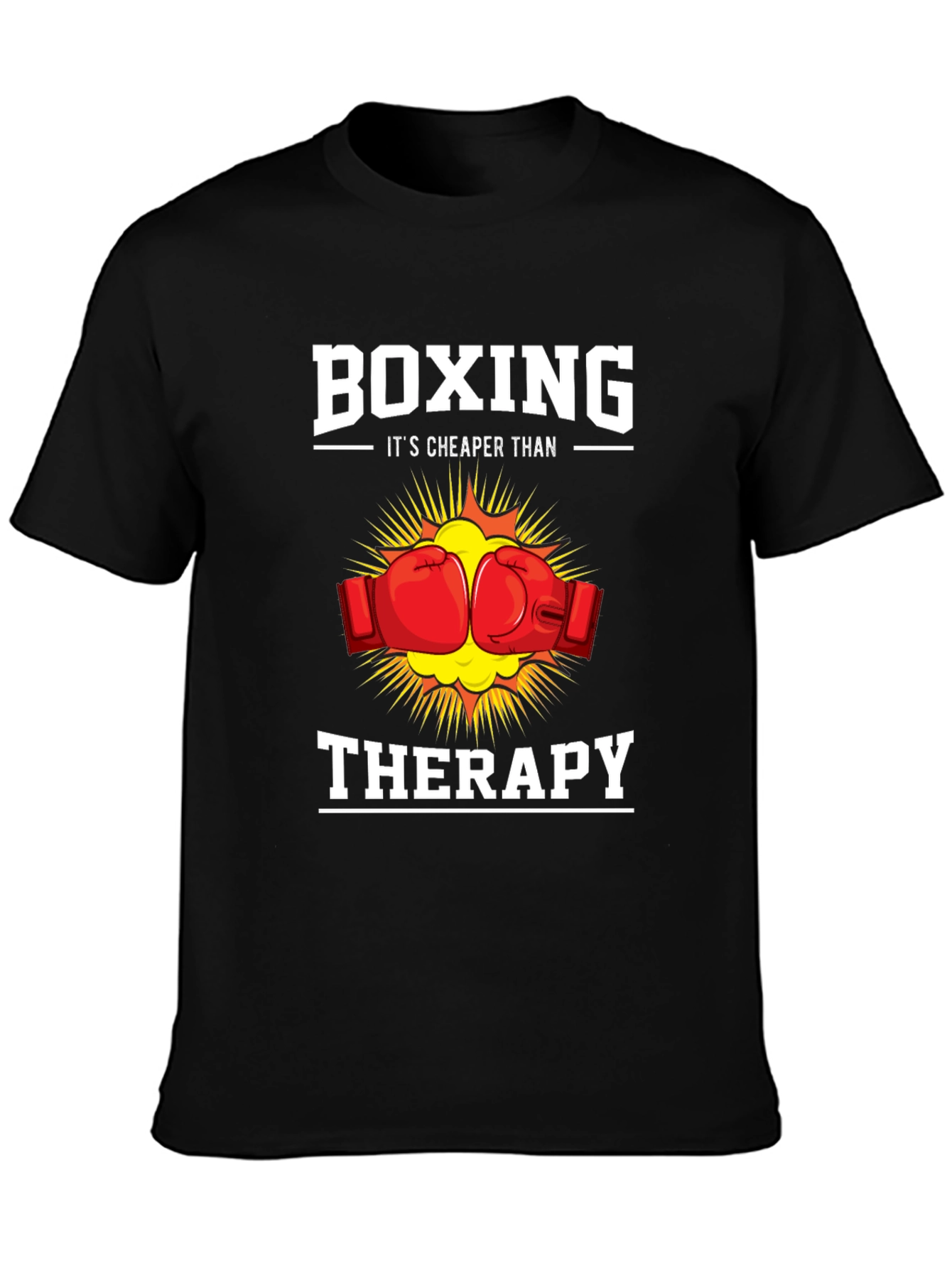 Boxing Cheaper Than Therapy T-Shirt