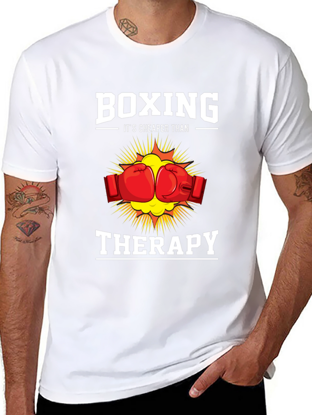 Boxing Cheaper Than Therapy T-Shirt